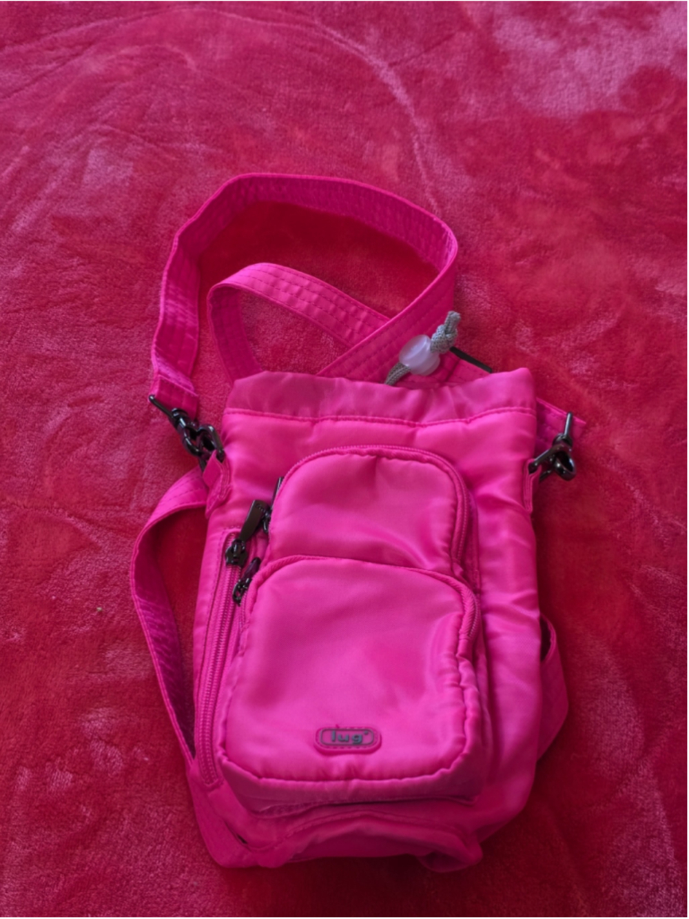 Lug Huggie Convertible Water Bottle Bag - Magenta